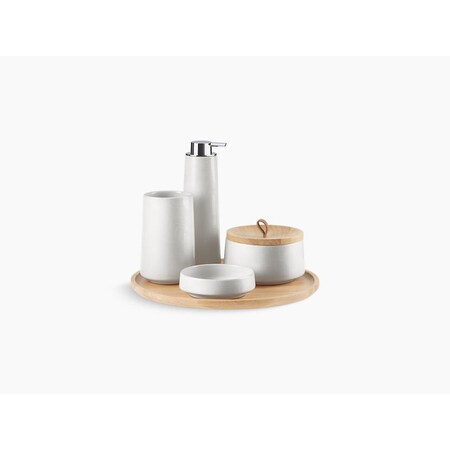 Kohler Kohler K-29590-HD1-0 5 Piece Bente Accessory Set - White K-29590-HD1-0